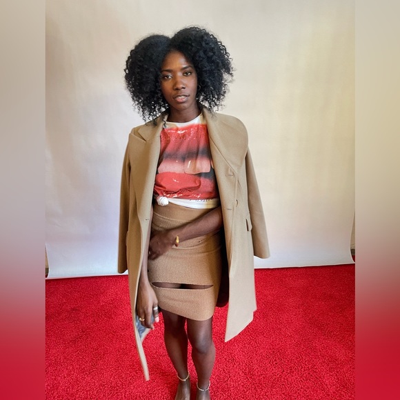 Vivienne Westwood AW14 Red Label Camel Coat IT 40 NEW - Picture 3 of 15